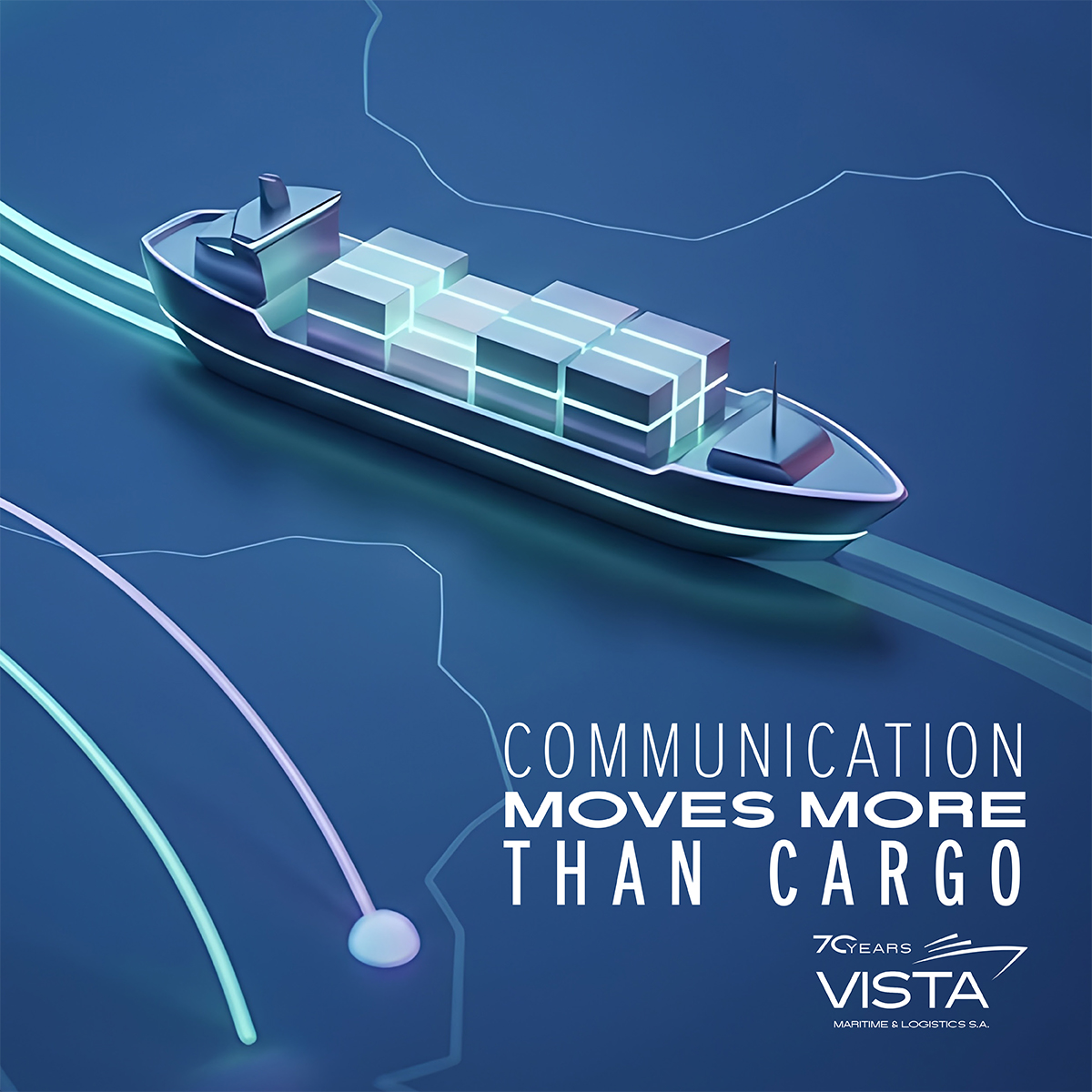 Communication moves more than cargo.