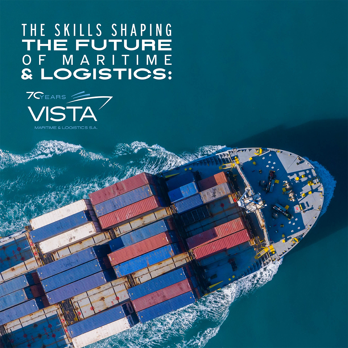The skills shaping the future of maritime & logistics: Technology, People, Adaptability.