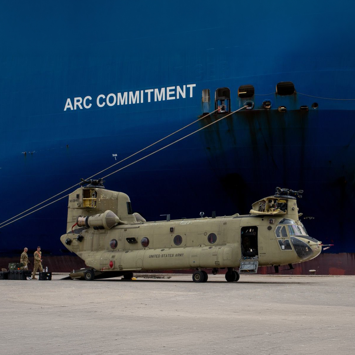 We welcome the M/V ARC COMMITMENT!
